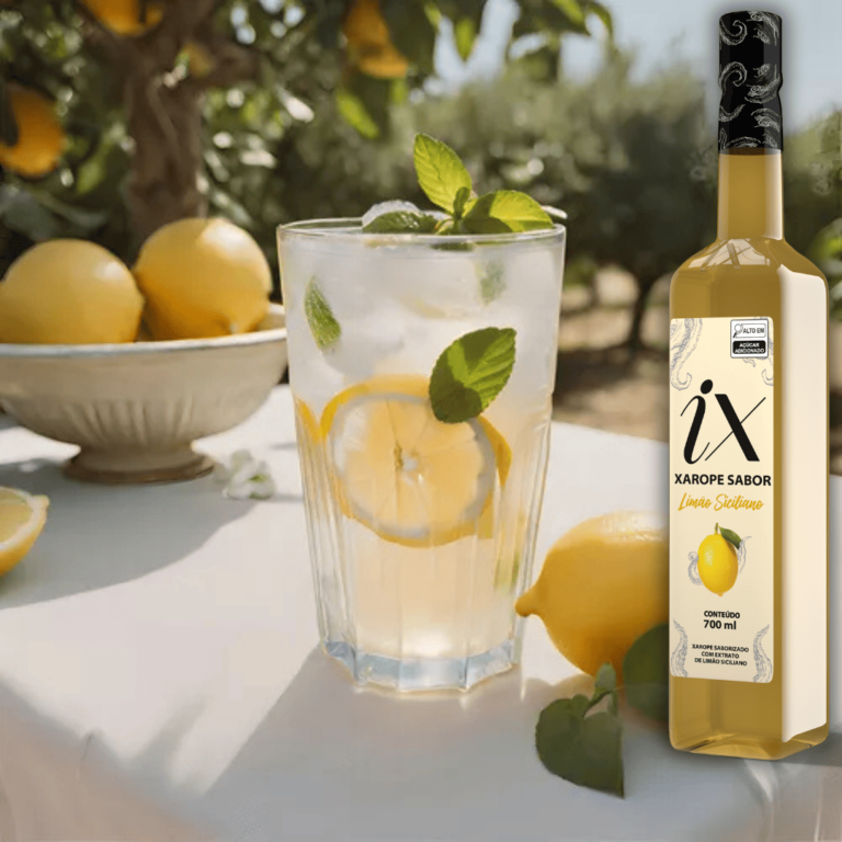 xarope sabor limão siciliano
