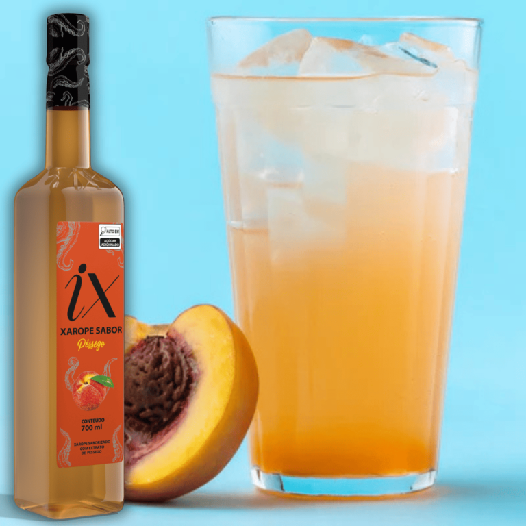 xarope sabor pêssego